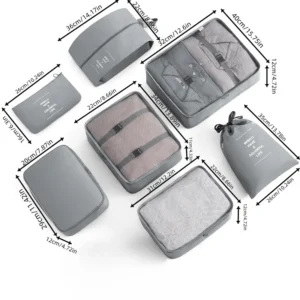 7 Piece Packing Cubes